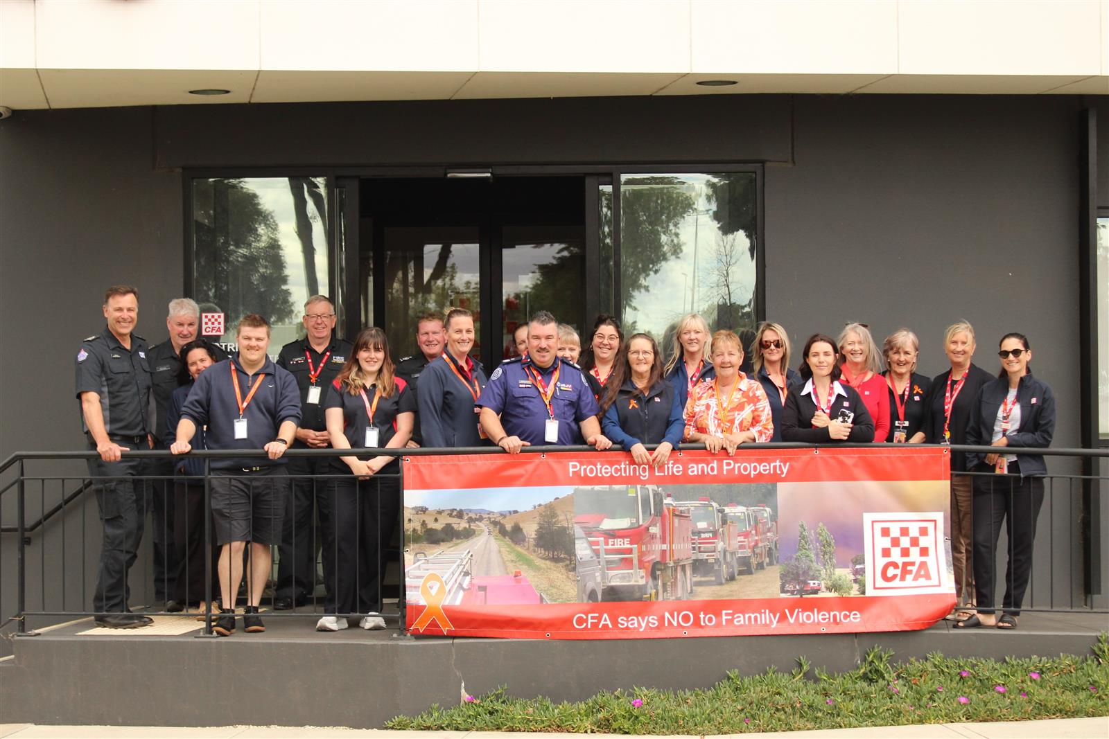 Staff from District 2 and North West Region joined together to mark 16 Days of Activism.